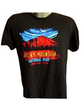 Vintage T-shirt Medium 1990's Colorado Rocky Mountain Park Graphic T-Shirt Med